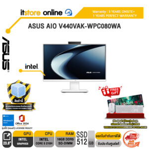 ASUS AIO V440VAK-WPC080WA /Core 5 210H/ประกัน 3 Years Onsite + 1 Year Perfect Warranty/BY ITSTORE-ONLINE