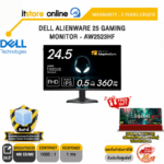 DELL ALIENWARE 25 GAMING MONITOR - AW2523HF (IPS/360HZ) /ประกัน 3 Years Onsite /BY ITSTORE ONLINE
