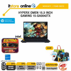 HYPERX OMEN 15.3 INCH GAMING 15-GA0042TX /i7-14650HX/ประกัน 2 Years Onsite/BY ITSTORE-ONLINE