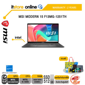 MSI MODERN 15 F13MG-1251TH /i5-1334U/ประกัน 2 Years/BY ITSTORE-ONLINE
