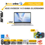 ASUS VIVOBOOK 14 X1404MA-SILVER5040WA /Core 5 320/ประกัน 2 Years Onsite + 1 Year Perfect warranty/BY ITSTORE-ONLINE