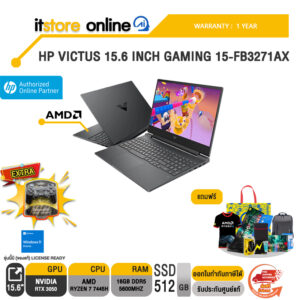 HP VICTUS 15.6 INCH GAMING 15-FB3271AX /i5-14500HX/ประกัน 1 Year/BY ITSTORE-ONLINE
