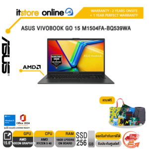 ASUS VIVOBOOK GO 15 M1504FA-BQ539WA /Ryzen 5 40/ประกัน 2 Years Onsite + 1 Year Perfect Warranty/BY ITSTORE-ONLINE