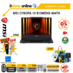 [ผ่อน 0% 10 เดือน]MSI CYBORG 15 B13WEKG-884TH /i7-13620H/ประกัน 2 Years/BY ITSTORE-ONLINE