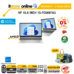 [ผ่อน 0% 10 เดือน]HP 15.6 INCH 15-FC0897AU /Ryzen 7 7730U/ประกัน 2 Years Onsite/BY ITSTORE-ONLINE