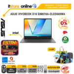 [ผ่อน 0% 10 เดือน]ASUS VIVOBOOK S16 S3607AA-OLED503WA /Ultra 5 325/ประกัน 3 Years Onsite + 1 Year Perfect Warranty/BY ITSTORE-ONLINE