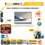 [ผ่อน 0% 10 เดือน]ASUS ZENBOOK S14 UX5406AA-SW943WA /Ultra 9 386H/ประกัน 2 Years Onsite + 1 Year Perfect Warranty/BY ITSTORE-ONLINE