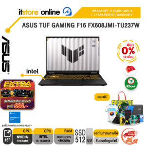 [ผ่อน 0% 10 เดือน]ASUS TUF GAMING F16 FX608JMI-TU237W /i5 14450HX/ประกัน 2 Years Onsite +  1 Year Perfect warranty/BY ITSTORE-ONLINE