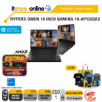 HYPERX OMEN 16 INCH GAMING 16-AP1022AX /Ryzen AI 9 465/ประกัน 2 Years Onsite/BY ITSTORE-ONLINE