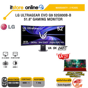 LG ULTRAGEAR EVO G9 52G930B-B 51.6" GAMING MONITOR (VA 5K 240Hz)/ประกัน 3 Years/BY ITSTORE-ONLINE