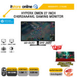 HYPERX OMEN 27 INCH CH0R2AA#AKL GAMING MONITOR (QD-OLED QHD 240Hz)/ประกัน 3 Years/BY ITSTORE-ONLINE
