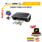 CANON PIXMA E470 BK/GY /ประกัน 2 Years/BY ITSTORE ONLINE