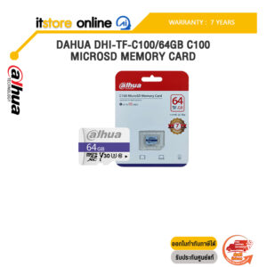 DAHUA DHI-TF-C100/64GB C100 MICROSD MEMORY CARD /ประกัน 7 Years/BY ITSTORE-ONLINE