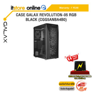 CASE GALAX REVOLUTION-05 RGB BLACK (CGG5ANBA4B0) /ประกัน 1 Year/BY ITSTORE-ONLINE