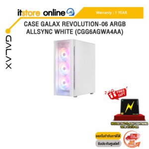 CASE GALAX REVOLUTION-06 ARGB ALLSYNC WHITE (CGG6AGWA4AA) /ประกัน 1 Year