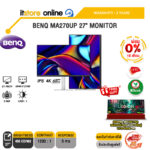 [ผ่อน 0% 10 เดือน]BENQ MA270UP 27" MONITOR (IPS 4K 60Hz)/ประกัน 3 Years/BY ITSTORE-ONLINE