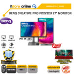 BENQ CREATIVE PRO PD2732U 27" MONITOR (IPS 4K 60Hz)/ประกัน 3 Years/BY ITSTORE-ONLINE