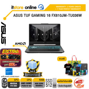 ASUS TUF GAMING A15 FA506NCG-HN396W /ประกัน 2 Years Onsite Service + 1Y Perfect warranty