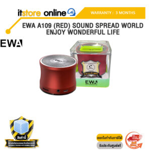 EWA A109 (RED) SOUND SPREAD WORLD ENJOY WONDERFUL LIFE/BY ITSTORE ONLINE