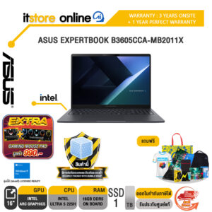 ASUS EXPERTBOOK B3605CCA-MB2011X /Ultra 5 225H/ประกัน 3 Years Onsite + 1 Year Perfect warranty/BY ITSTORE-ONLINE