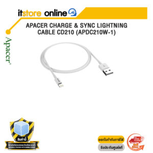 APACER CHARGE & SYNC LIGHTNING CABLE CD210 (APDC210W-1)/BY ITSTORE-ONLINE