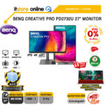 [ผ่อน 0% 10 เดือน]BENQ CREATIVE PRO PD2732U 27" MONITOR (IPS 4K 60Hz)/ประกัน 3 Years/BY ITSTORE-ONLINE