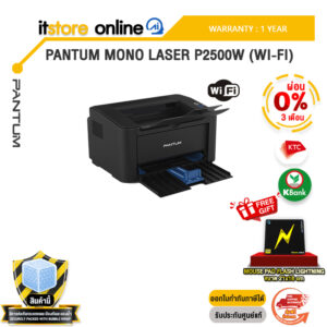 [ผ่อน 0% 3 เดือน]PANTUM MONO LASER P2500W (WI-FI) /ประกัน 1 Year/BY ITSTORE-ONLINE