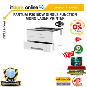[ผ่อน 0% 6 เดือน]PANTUM P3010DW SINGLE FUNCTION MONO LASER PRINTER /ประกัน 3 Years/BY ITSTORE-ONLINE