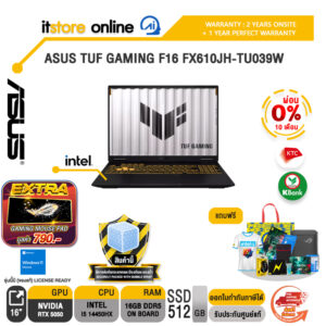 [ผ่อน 0% 10 เดือน]ASUS TUF GAMING F16 FX610JH-TU039W /i7 14650HX/ประกัน 2 Years Onsite + 1 Year Perfect warranty/BY ITSTORE-ONLINE