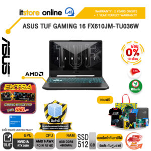 [ผ่อน 0% 10 เดือน] ASUS TUF GAMING A15 FA506NCG-HN396W /ประกัน 2 Years Onsite Service + 1Y Perfect warranty