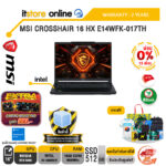 [ผ่อน 0% 10 เดือน] MSI CROSSHAIR 16 HX E14WFK-017TH /i9 14900HX /ประกัน 2 Years/BY ITSTORE ONLINE