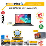 [ผ่อน 0% 10 เดือน]MSI MODERN 15 F13MG-878TH /i3-1315U/ประกัน 2 Years/BY ITSTORE-ONLINE