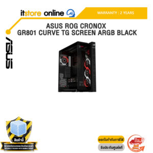 ASUS ROG CRONOX GR801 CURVE TG SCREEN ARGB BLACK /ประกัน 2 Years/BY ITSTORE-ONLINE