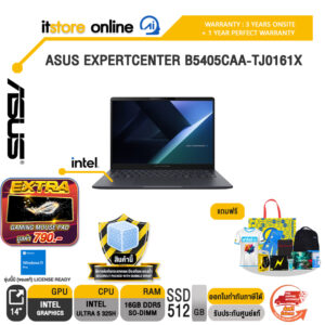 ASUS EXPERTCENTER B5405CAA-TJ0161X /Ultra 5 325H/ประกัน 3 Years Onsite + 1 Year Perfect Warranty/BY ITSTORE-ONLINE