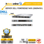 SERVER DELL POWEREDGE R470 (SNSR4701) /Xeon 6505P/ประกัน 3 Years Onsite/BY ITSTORE-ONLINE