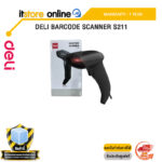 DELI BARCODE SCANNER S211 /ประกัน 1 Year/BY ITSTORE-ONLINE