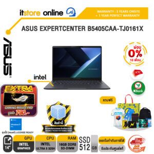 [ผ่อน 0% 10 เดือน]ASUS EXPERTCENTER B5405CAA-TJ0161X /Ultra 5 325H/ประกัน 3 Years Onsite + 1 Year Perfect Warranty/BY ITSTORE-ONLINE