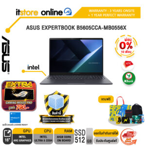 [ผ่อน 0% 10 เดือน]ASUS EXPERTBOOK B5605CCA-MB0556X /Ultra 5 225H/ประกัน 3 Years Onsite + 1 Year PW/BY ITSTORE-ONLINE