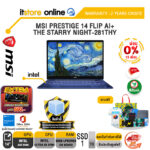 [ผ่อน 0% 10 เดือน]MSI PRESTIGE 14 FLIP AI+ THE STARRY NIGHT-281THY /Ultra X9 378H/ประกัน 2 Years Onsite/BY ITSTORE-ONLINE