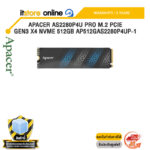 APACER AS2280P4U PRO M.2 PCIE GEN3 X4 NVME 512GB AP512GAS2280P4UP-1 /ประกัน 5 Years/BY ITSTORE-ONLINE