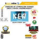 [ผ่อน 0% 10 เดือน]SAMSUNG 32” STANDALONE SIGNAGE EMDX E-PAPER LH32EMDIAGBXXT (COLOR E-PAPER QHD)/ประกัน 3 Years/BY ITSTORE-ONLINE